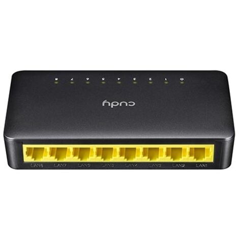 8-ports 10/100Mbps Desktop Switch LAN plug&play Cudy FS108D