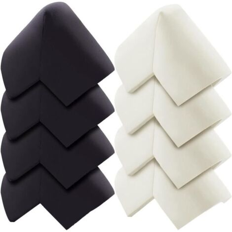 8 Protection d'angle en Caoutchouc pour Coin de Table,Coussin en Mousse Souple avec Adhésif Puissant,Sécurité pour Coin Pointu
