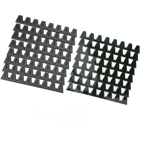 8 protections de pare-chocs avant anti-rayures, universelles pour voitures, fibre de carbone, kit de 8 pièces, protection esthétique et robuste (190 caractères exactement)