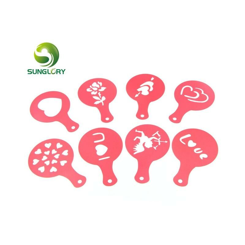 8 PZ/SET Fiori di Amore del Cuore del Biscotto