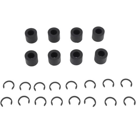 8 Rouleaux en Caoutchouc de Rechange pour Cricut Maker/Maker 3 - 16 Anneaux de Fixation Inclus - Anti-Dérapage pour Tapis de Découpe