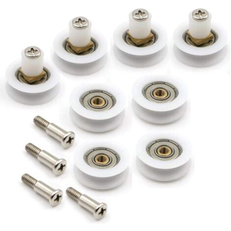 8 roulettes pour porte de douche YQ-1027