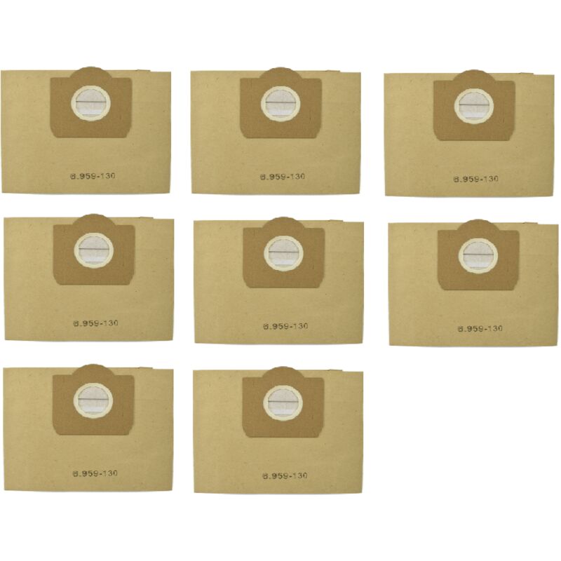 8 sacchetti per aspirapolvere per sacchetti di