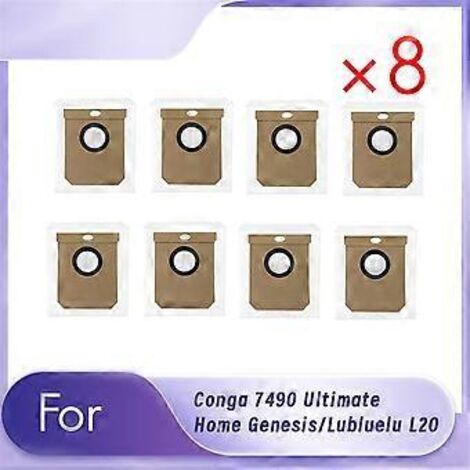 8 sacs à poussière pour accessoires de balayage domestique Ultimate 7490