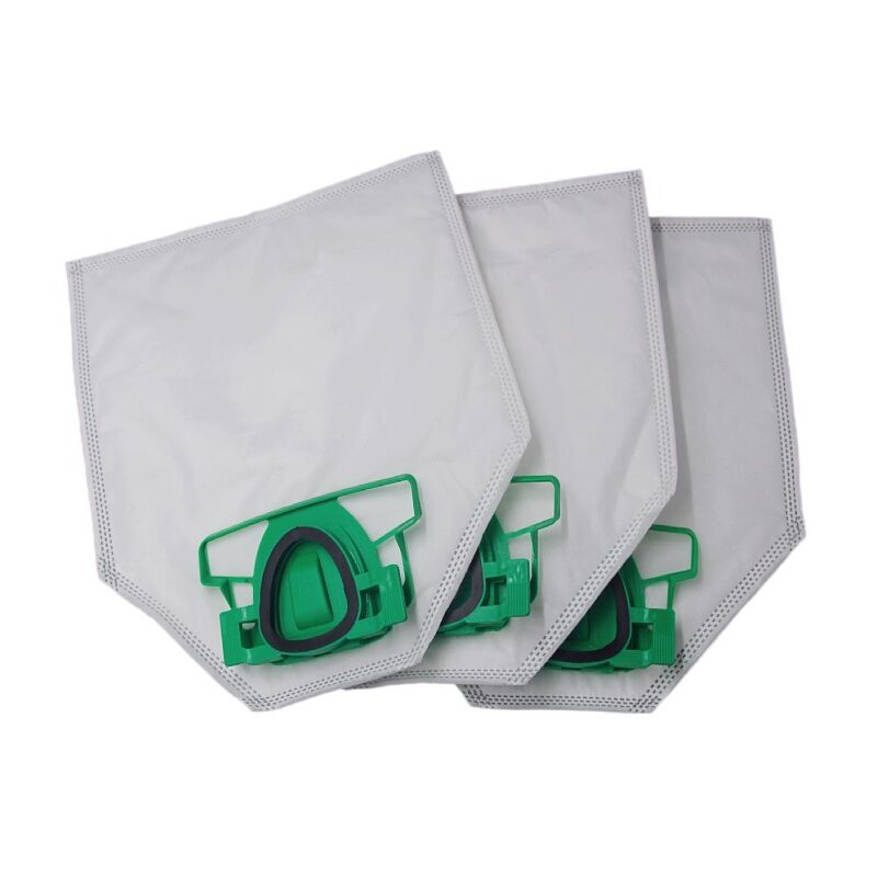 --8 sacs d'aspirateur en micro-polaire adaptés aux sacs à poussière Vorwerk Kobold 200 VK200 FP200,5 pour les personnes allergiques -