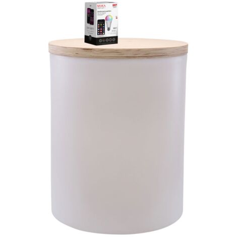 8-seasons Lampe décorative moderne blanche 39 cm extérieur