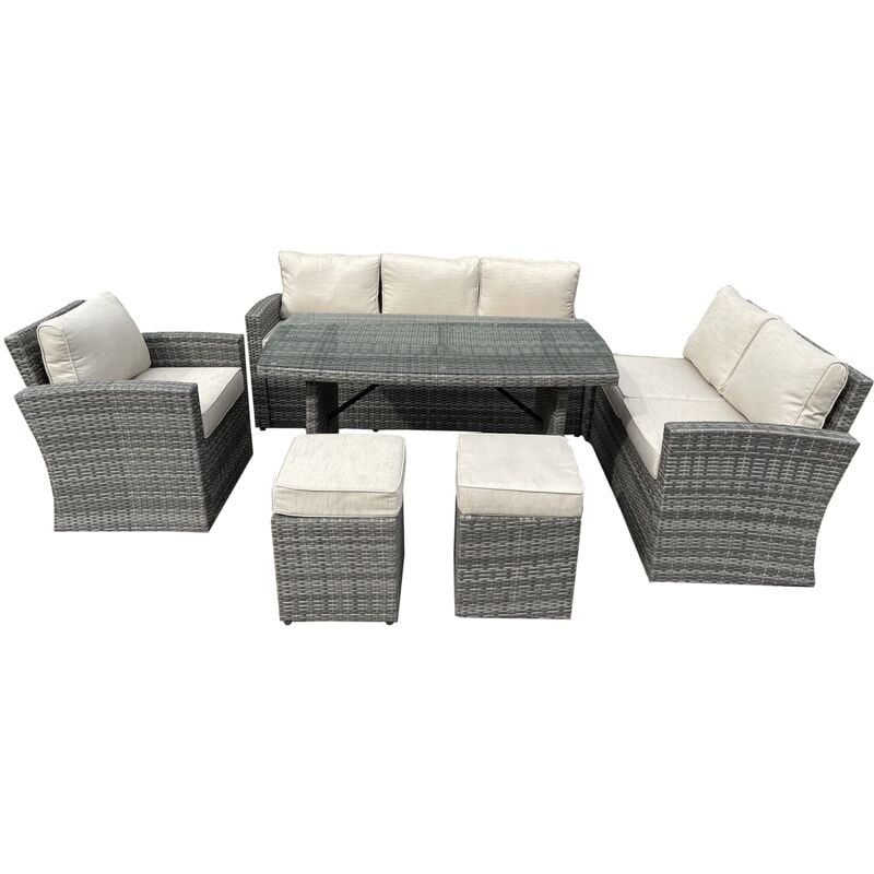 Rattan Garden Furniture Set 4Seater Outdoor Rattan Furniture Set