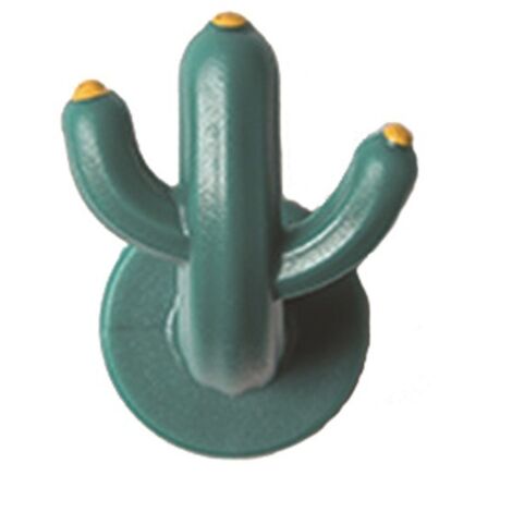 8 semplici ganci a forma di cactus, robusti ganci da parete, simpatici e creativi ganci adesivi per abiti, ideali per porte posteriori e pareti.