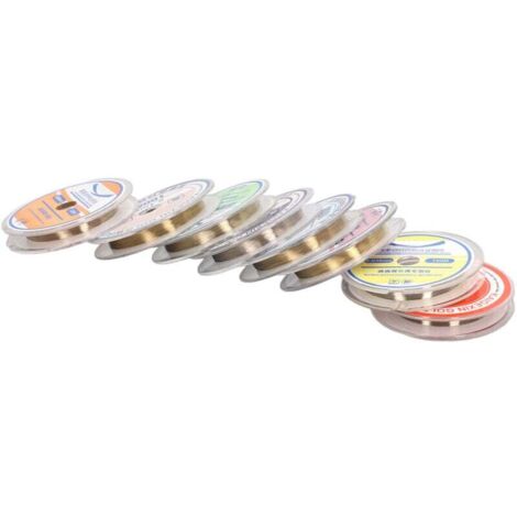 8 Stück LCD-Bildschirmtrenndraht, verschleißfester Wolframlegierungsstahl 0,028 0,03 0,035 0,04 0,05 0,06 0,08 0,1 mm Bildschirmreparaturwerkzeug Schneiddraht Handy-Bildschirmtrenner