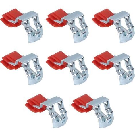 8 Stück Spülbecken Befestigungsclips Einbau Spülbecken Clips Spülbecken Montageclip Küchenspüle Clips Installation Verstellbare perforierte Schraubbefestigung für Spülbecken