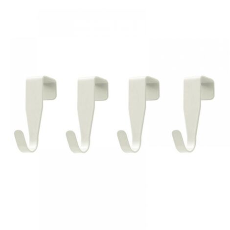 8 Stück Türhaken, S-förmige Haken, Edelstahl-Türhaken, Badezimmer-Handtuchhaken für Standard-Tür, Schublade, Schrank, Kleiderschrank, Küche