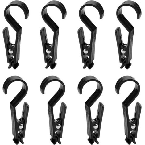 8 Stück Zeltmarkisenhaken, multifunktionale Zeltmarkisenclips, Campinghaken, Lampenhaken, Zubehör