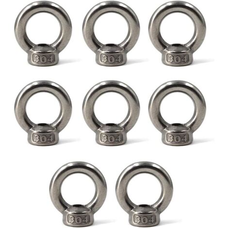8 STÜCKE M6 304 Edelstahl Hebering mit Gewinde