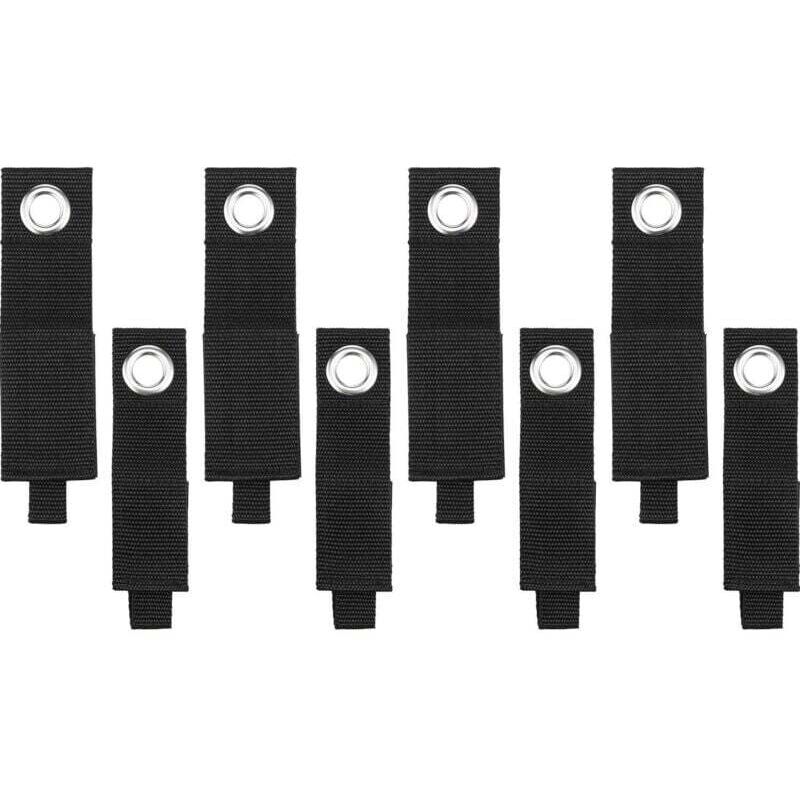 8 Supports rallonges (4 grand/4 moyen), ceintures/rangement boîtes, crochets/attaches réglables, pour câbles/tuyaux/cordes