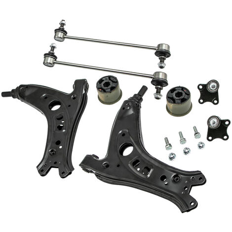 8 TEILE QUERLENKER SATZ VORNE FÜR VW FOX POLO 9N SEAT IBIZA 4 SKODA FABIA IQuerlenker Satz for Seat Ibiza 4 Skoda Fabia 6Y VW Fox Polo 9N vorne unten