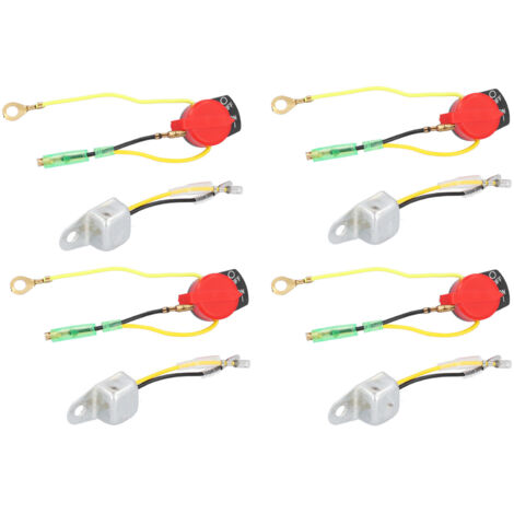 8-teiliger Ölmangelsensor – Robustes ABS für maximale Sicherheit – Automatische Motorabschaltung für Honda GX120 und GX160 Motoren mit 5,5 PS