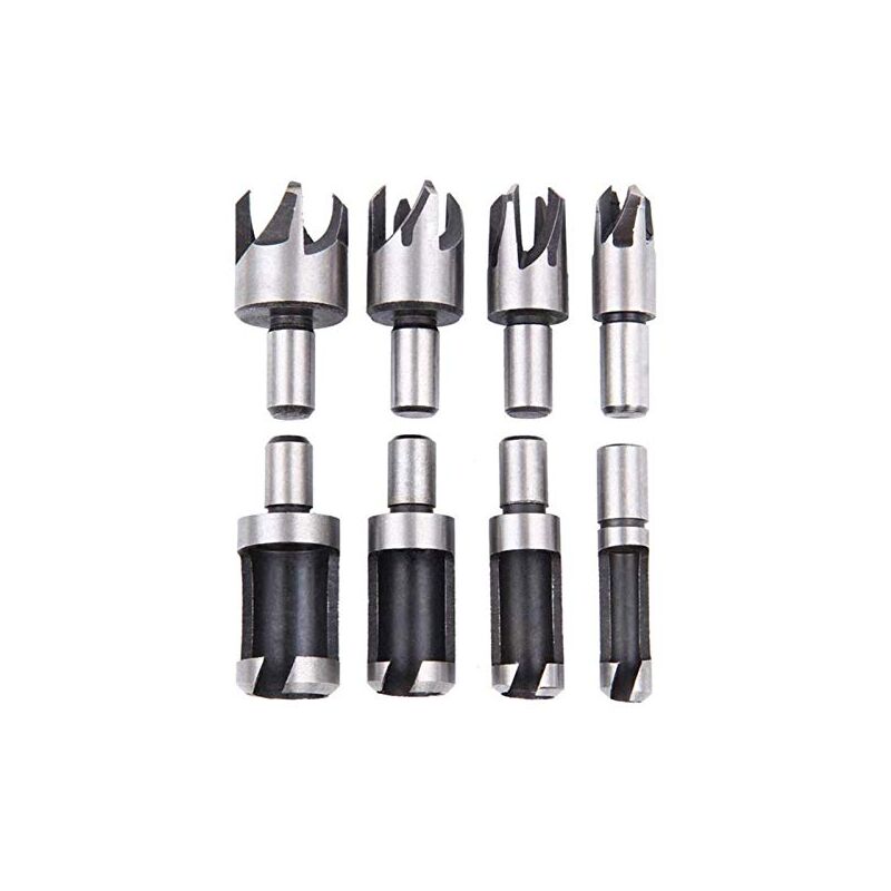 Image of Shining House - 8-teiliges Holzbohrer-Set aus Hartstahl, 6 mm/10 mm/13 mm/16 mm