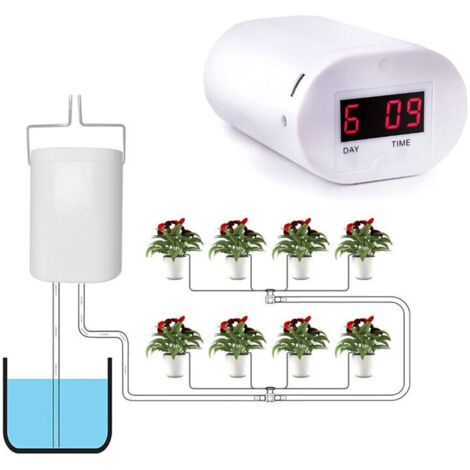 8 tête automatique pompe d'arrosage contrôleur fleurs plantes maison arroseur goutte à goutte dispositif d'irrigation pompe minuterie système outil de jardin