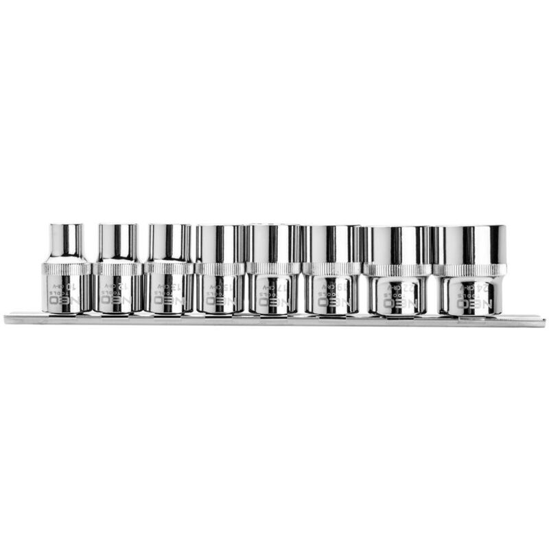 Neo Spline-steckschlüsseleinsätze 1/2"""", 8er-satz