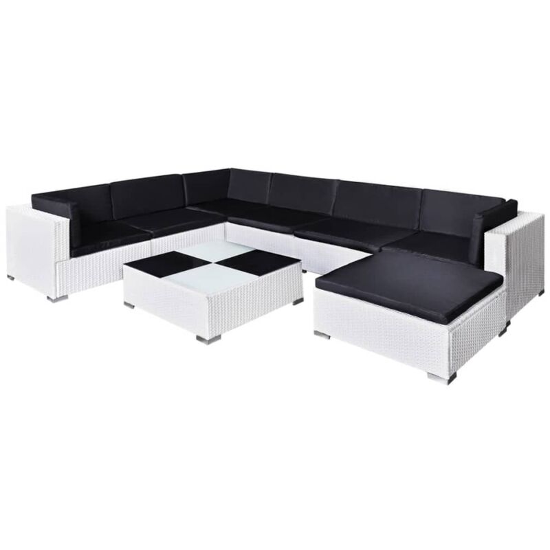 Lounge Sofa Garten Weiss