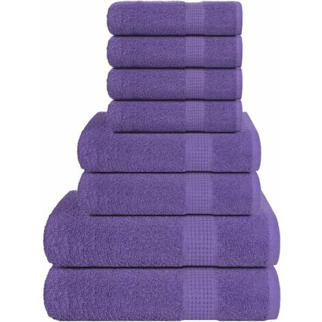 8-tlg. Handtuch-Set FROGN Lila 360 g/m²