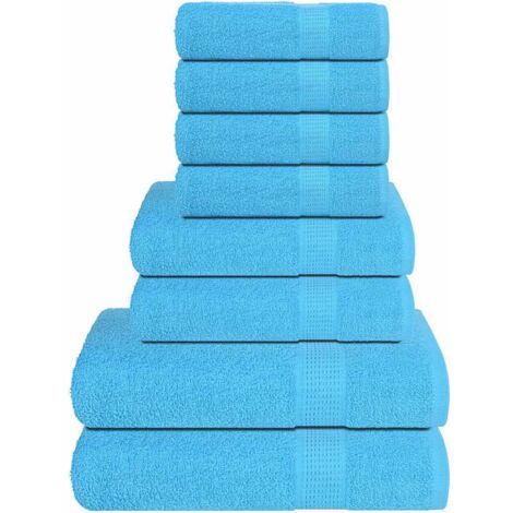 8-tlg. Handtuch-Set FROGN Türkis 360 g/m²