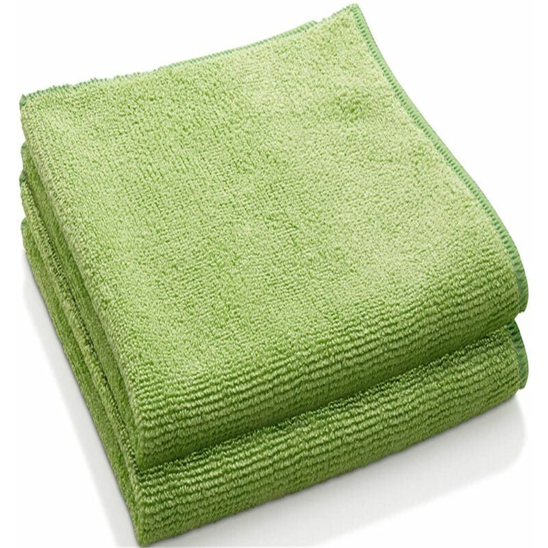 8 (vert)chiffons en microfibre, chiffons de nettoyage polyvalents et réutilisables pour la cuisine, l'extérieur