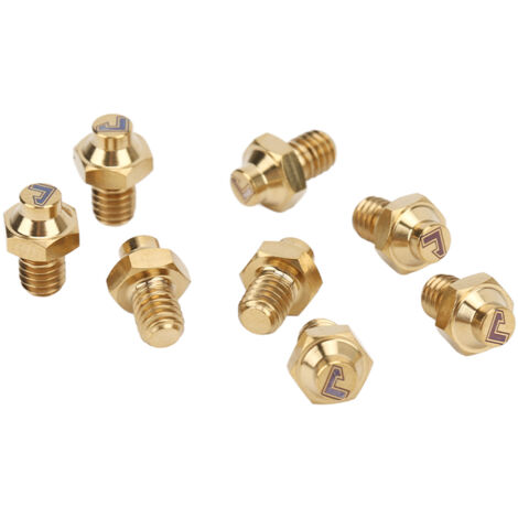 8 Vis en Titane pour Pédales de Vélo de Montagne, 8Pcs Boulons Antidérapants M4x5mm Dorés