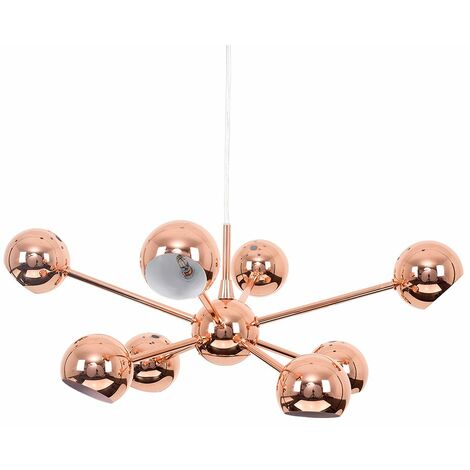 main image of "8 Way Cosmic Ceiling Light - Copper"