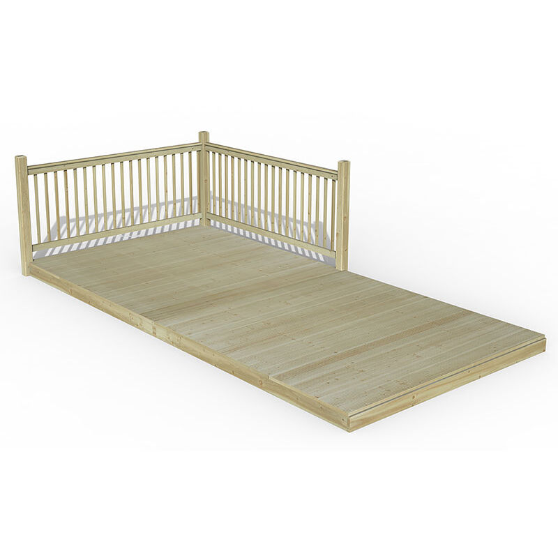 8' x 16' Forest Patio Decking Kit No. 2 (2.4m x 4.8m)