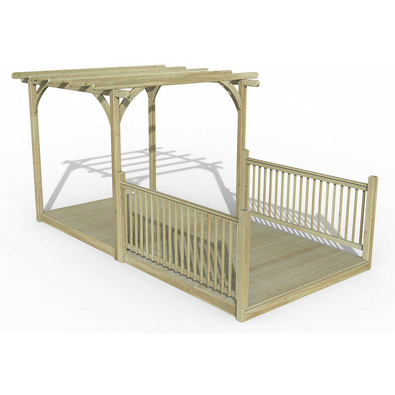 8' x 16' Forest Pergola Decking Kit No. 4 (2.4m x 4.8m)