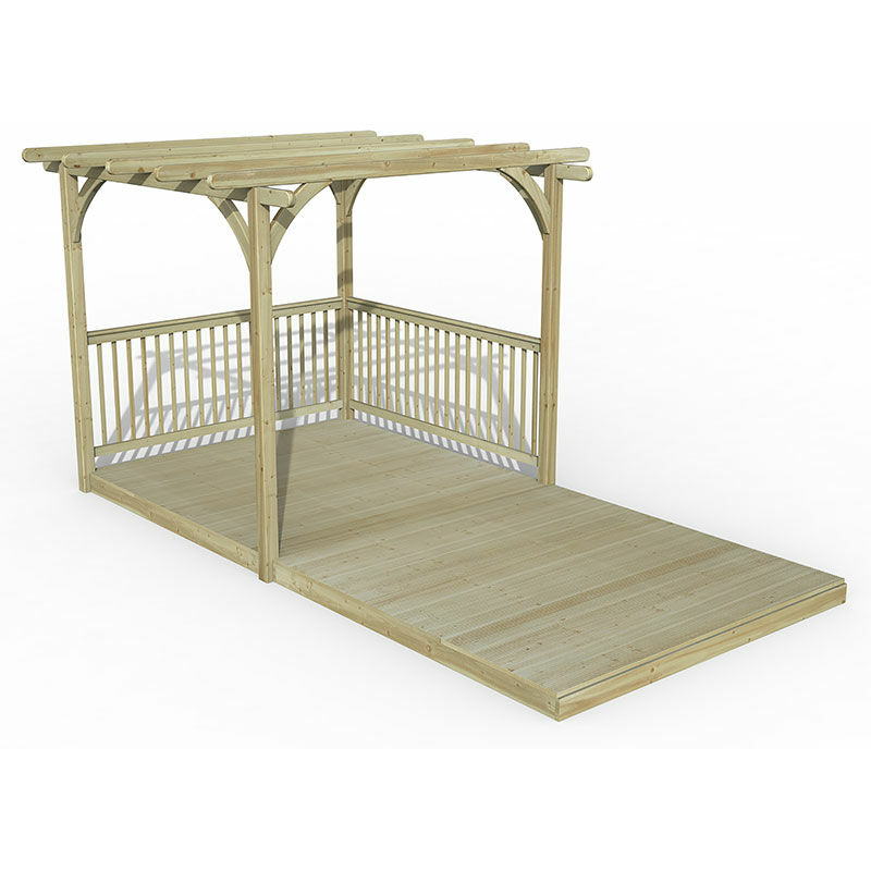 8' x 16' Forest Pergola Decking Kit No. 5 (2.4m x 4.8m)