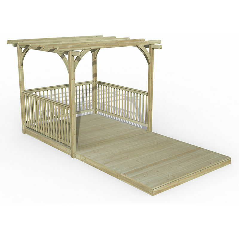 8' x 16' Forest Pergola Decking Kit No. 9 (2.4m x 4.8m)