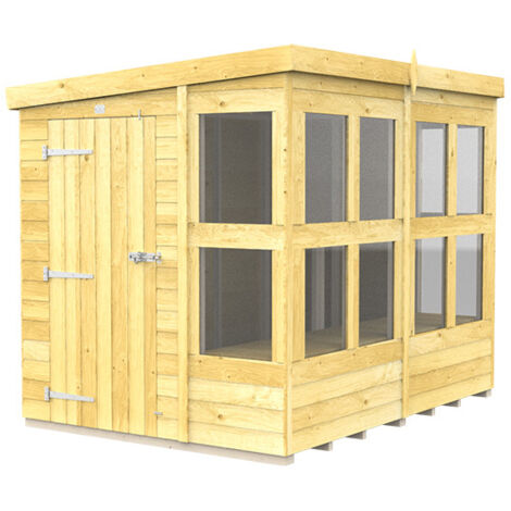 8 x 6  Pent Potting Shed