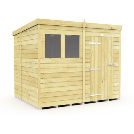 8 x 6 Pent Shed