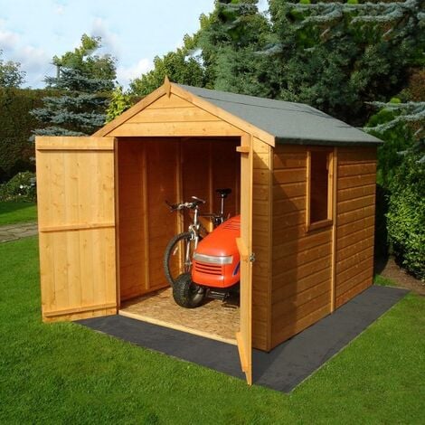 8 x 6 Warwick Shiplap Shed with Double Doors