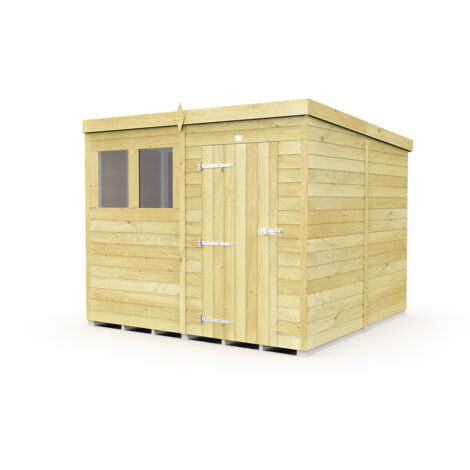 8 x 8 Pent Shed