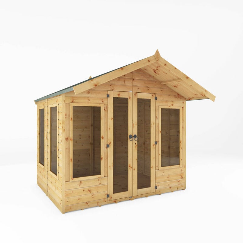Premium Shiplap Apex Wooden Garden Room Summerhouse - 6 x 8 - Waltons