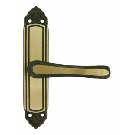 8 x CREMONESE OTTONE GIGLIO IMPUGN MANIGLIA C/FORI