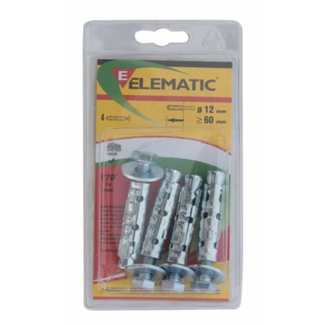 8 x ELEMATIC BLISTER TASELLO LE/G 8X50 MM GANCIO 2 PZ