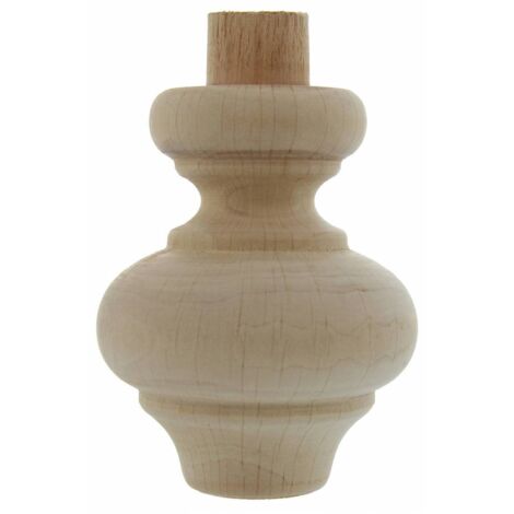 8 x PIEDE IN LEGNO ONTANO 53012 70X 84 MM