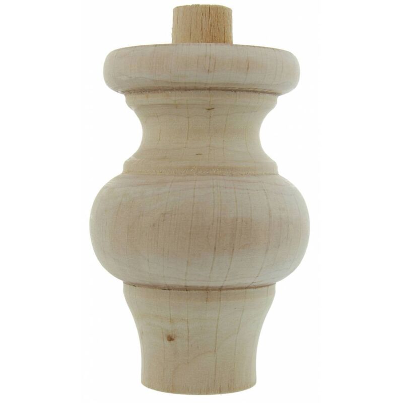 Ferramenta1.com - 8 x pied en bois brut art.53009 mm.78x115