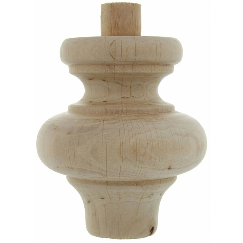 8 x pied en bois d'aulne art.53014 mm.95x118