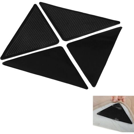 8 x pinces pour tapis antidérapants, réutilisables et lavables