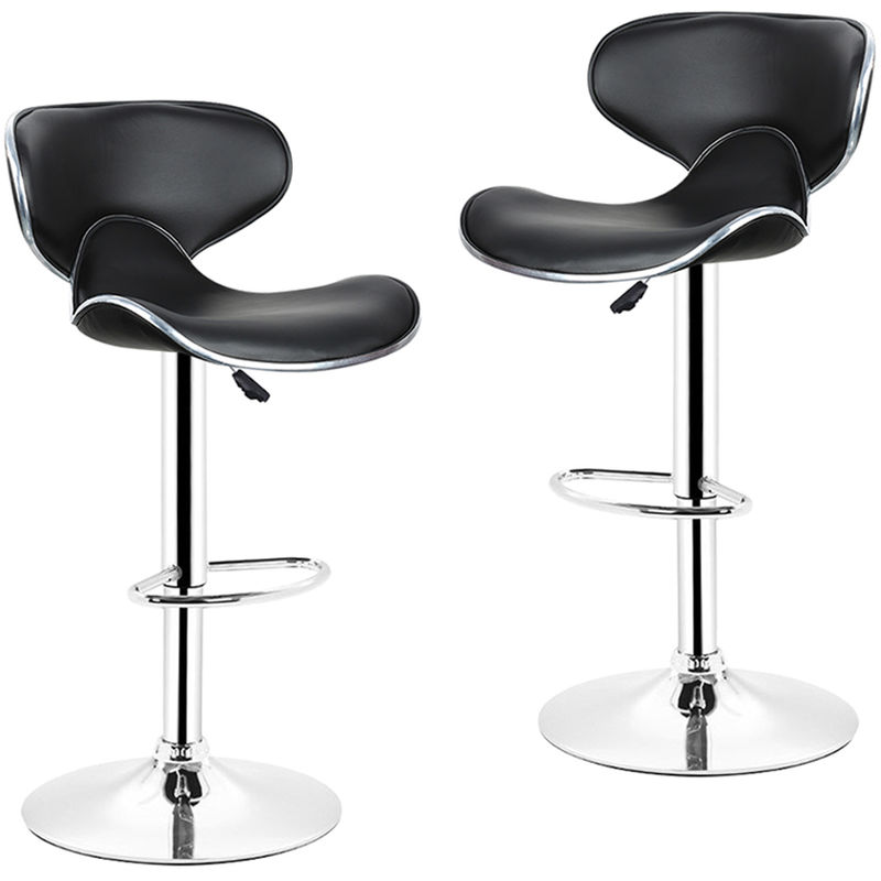 8 x <strong>tabouret</strong> de bar en similicuir,<strong>tabouret</strong> pivotant,siege bien rembourre,hauteur reglable,noir