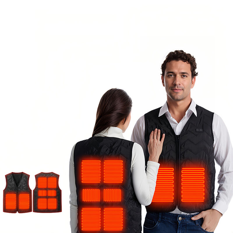 Image of 8-Zone Smart Heating Vest, USB-Powered Thermal&hellip;