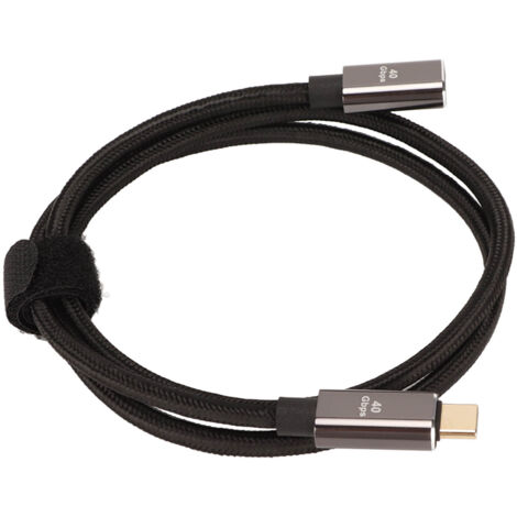 80 cm langes USB-C-Thunderbolt-4-Kabel, 100-W-PD-Schnellladung, 40 Gbit/s High-Speed-Datenübertragung, 8K-60-Hz-Videounterstützung