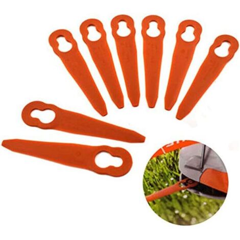 80 lames de coupe en plastique pour débroussailleuse de jardin Stihl PolyCut 2-2 4008 007