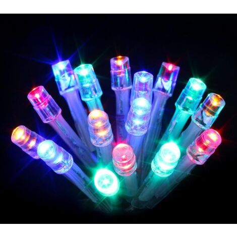 80 LED Battery Operated Multi Coloured Christmas Lights Decoration Wedding D�cor