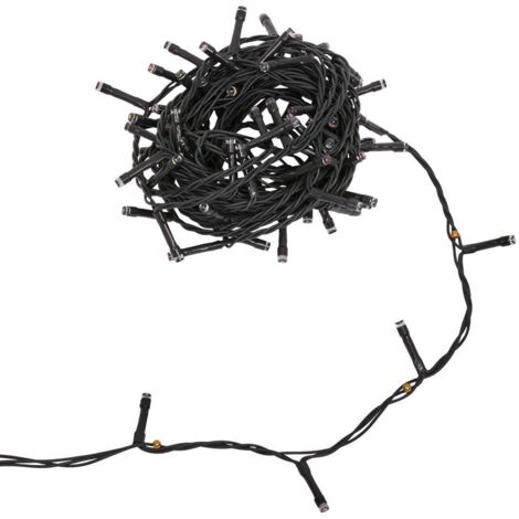 80 LED multicolor luz de cadena al aire libre l.6m - Feeric lights & christmas